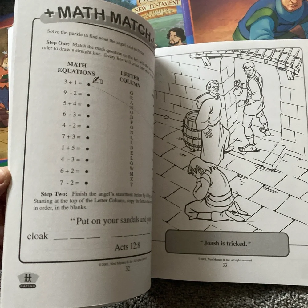 HUGE Nest Sunday School Animated Stories DVD & Reproducible Activity Book Set - Picture 14 of 16